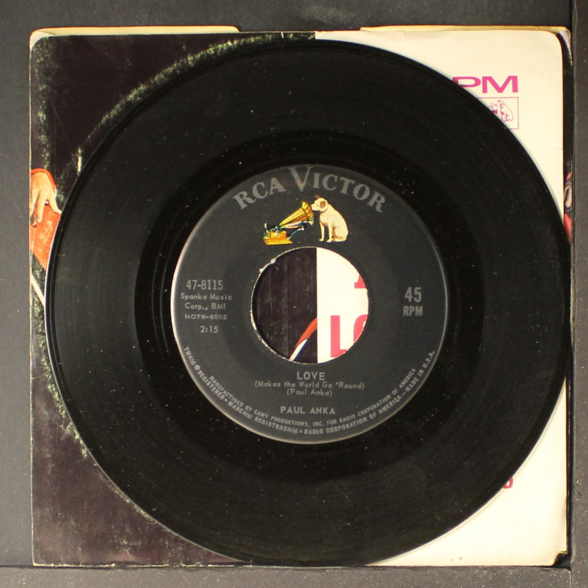 love (makes the world go round)c / crying in the wind by PAUL ANKA