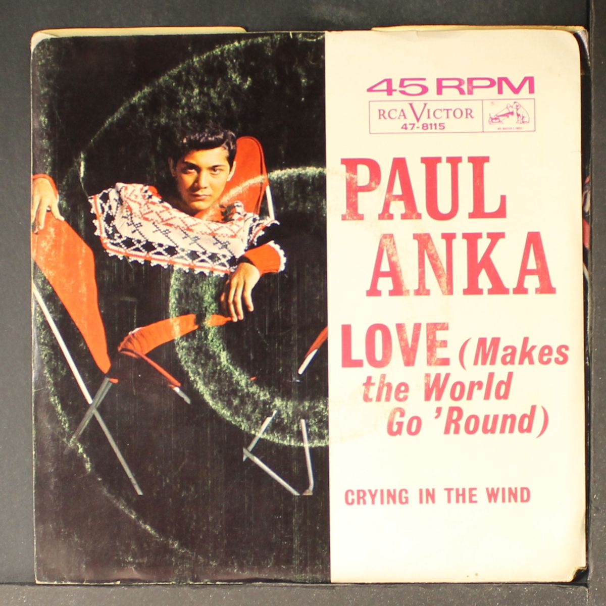 love (makes the world go round)c / crying in the wind by PAUL ANKA