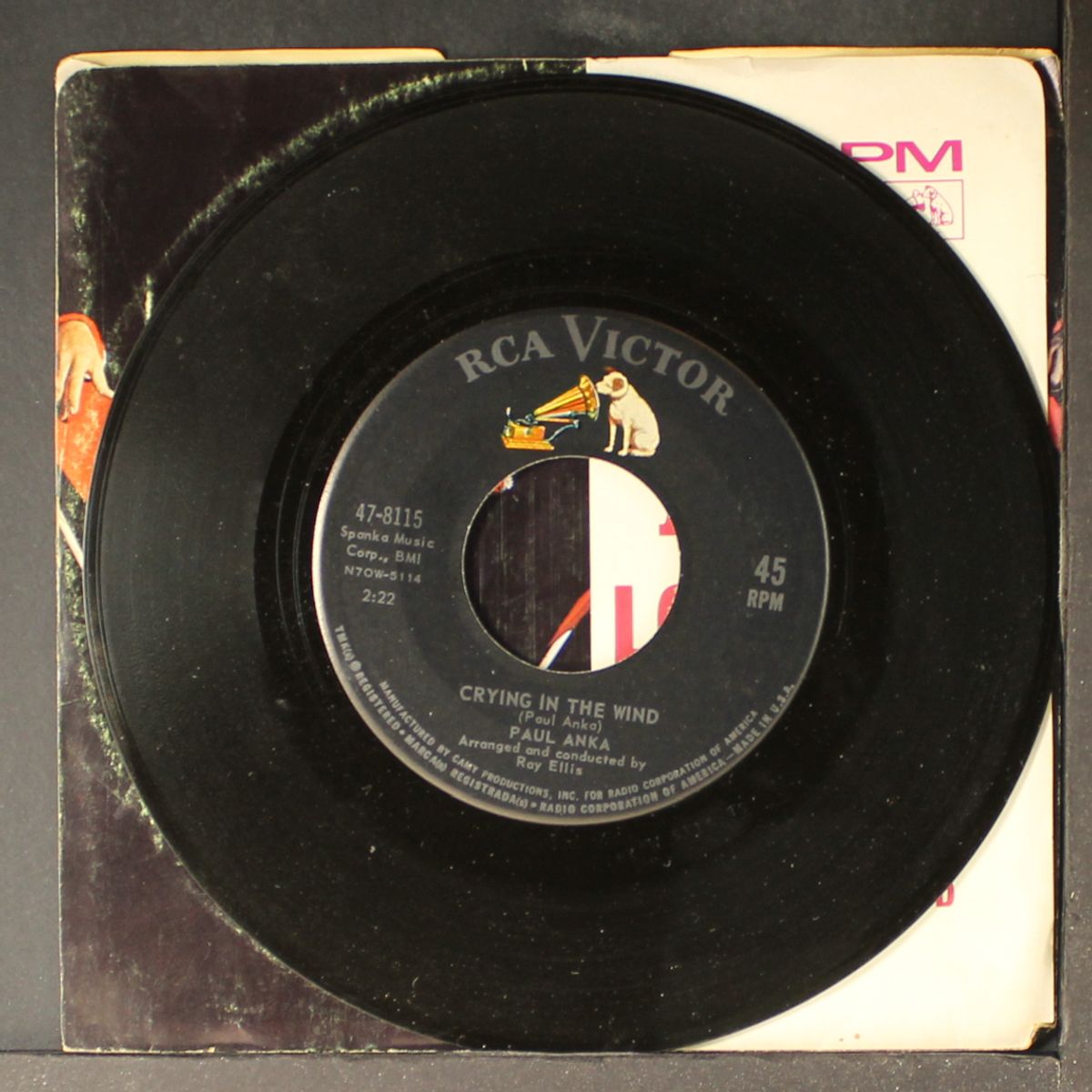 love (makes the world go round)c / crying in the wind by PAUL ANKA