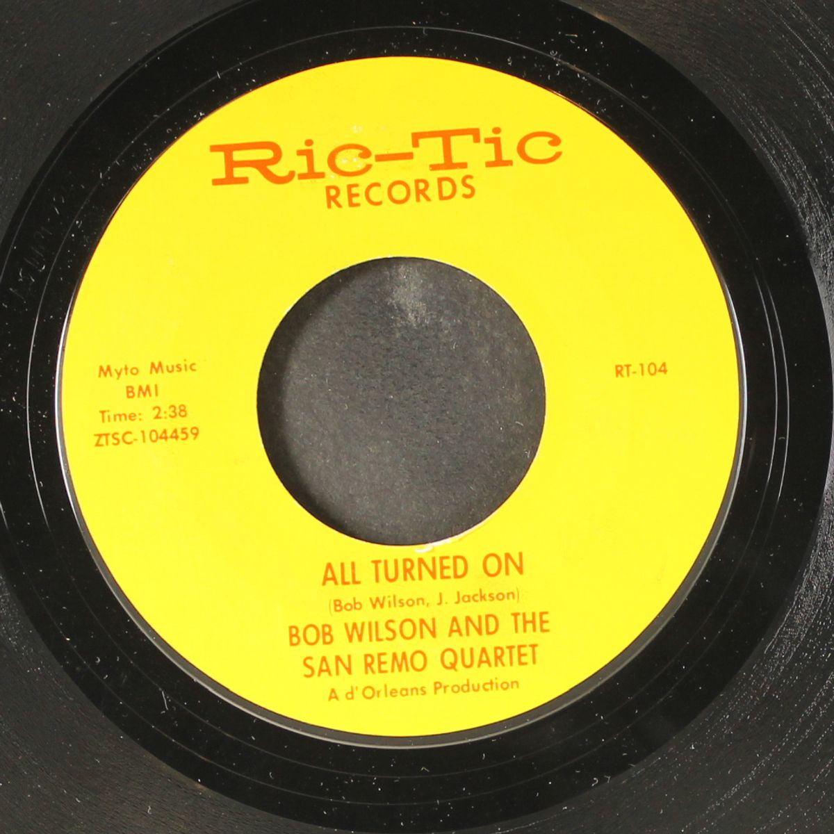 all turned on / hungry for love by BOB WILSON & SAN REMO QUARTET