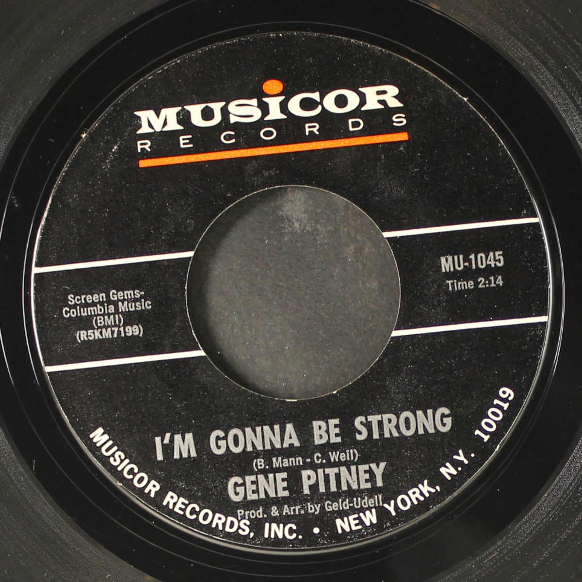 i'm gonna be strong / e se domani by GENE PITNEY