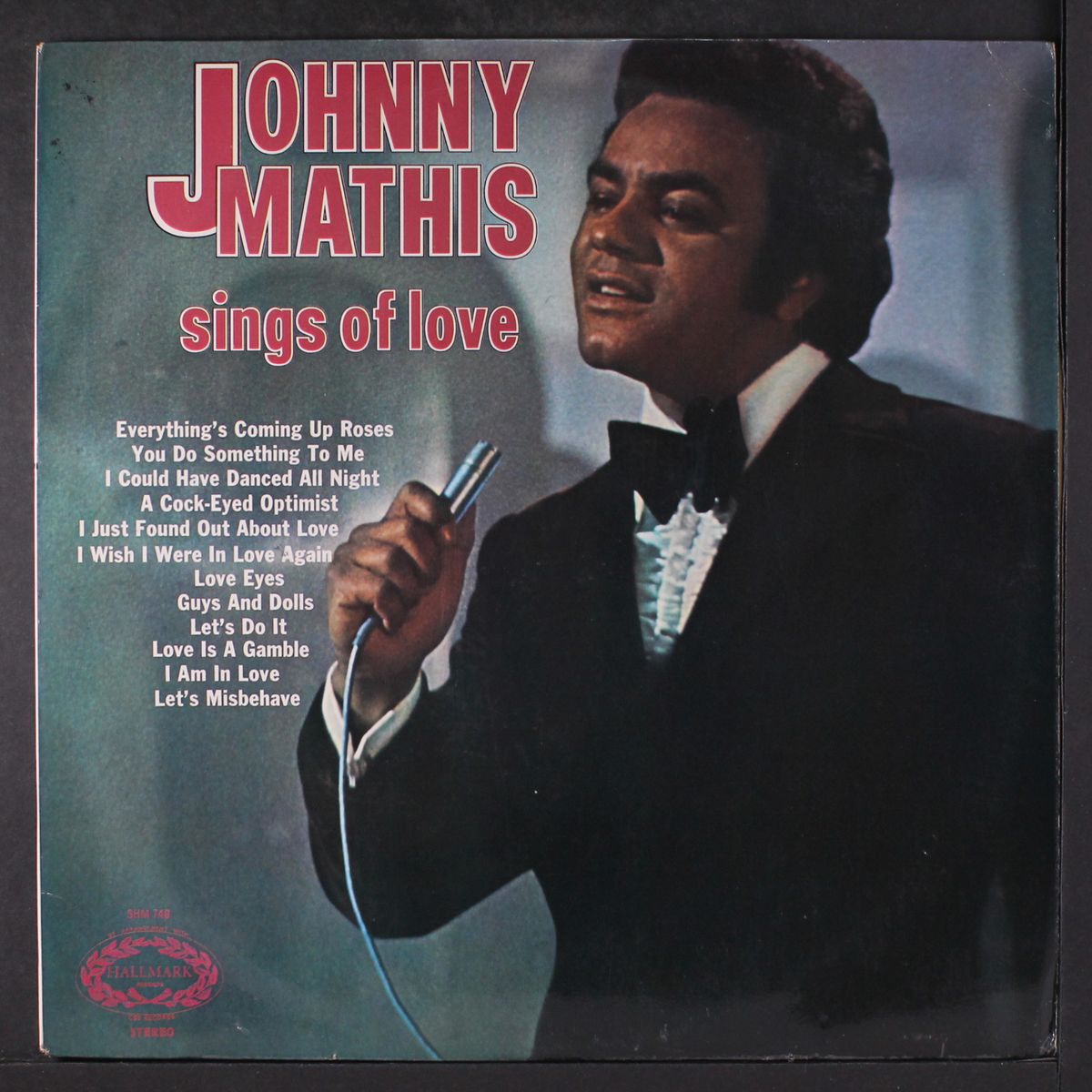 sings of love by JOHNNY MATHIS