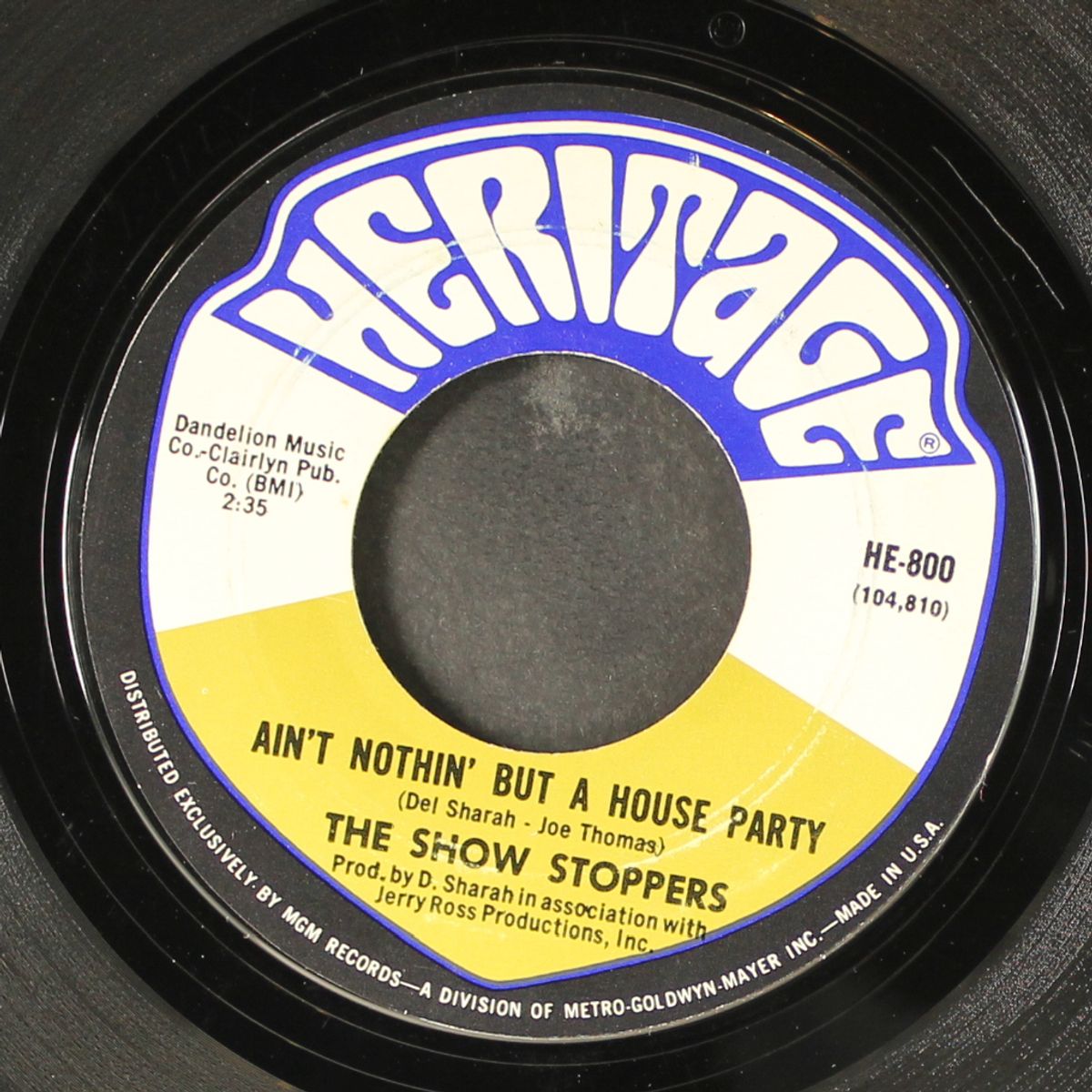 ain't nothin' but a house party / what can a man do by SHOW STOPPERS