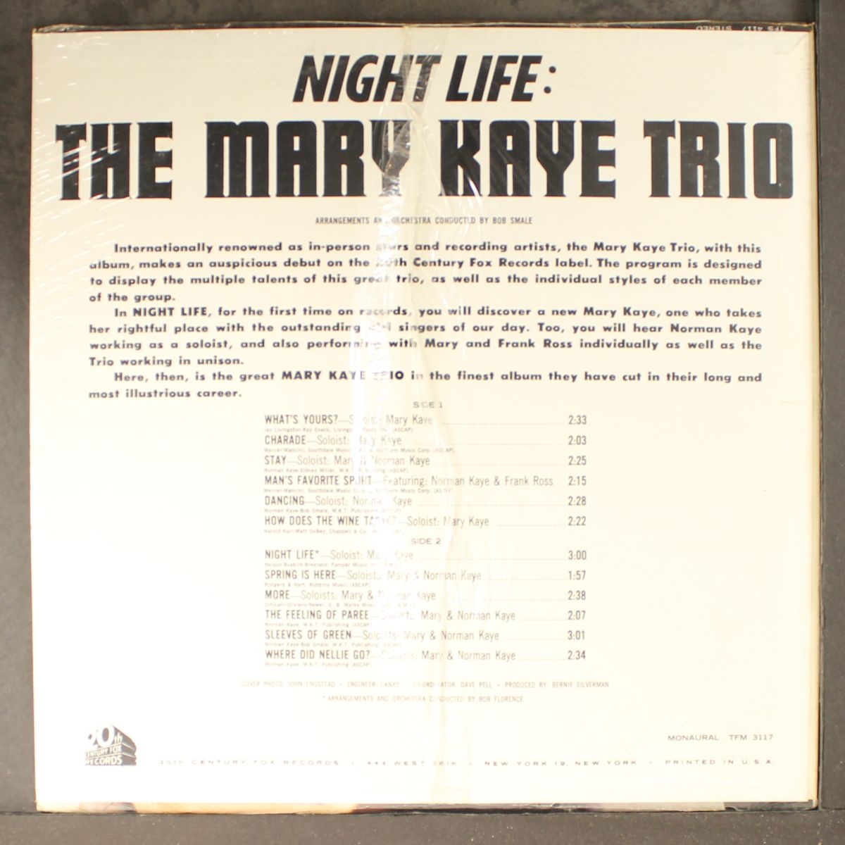 night life by MARY KAYE TRIO