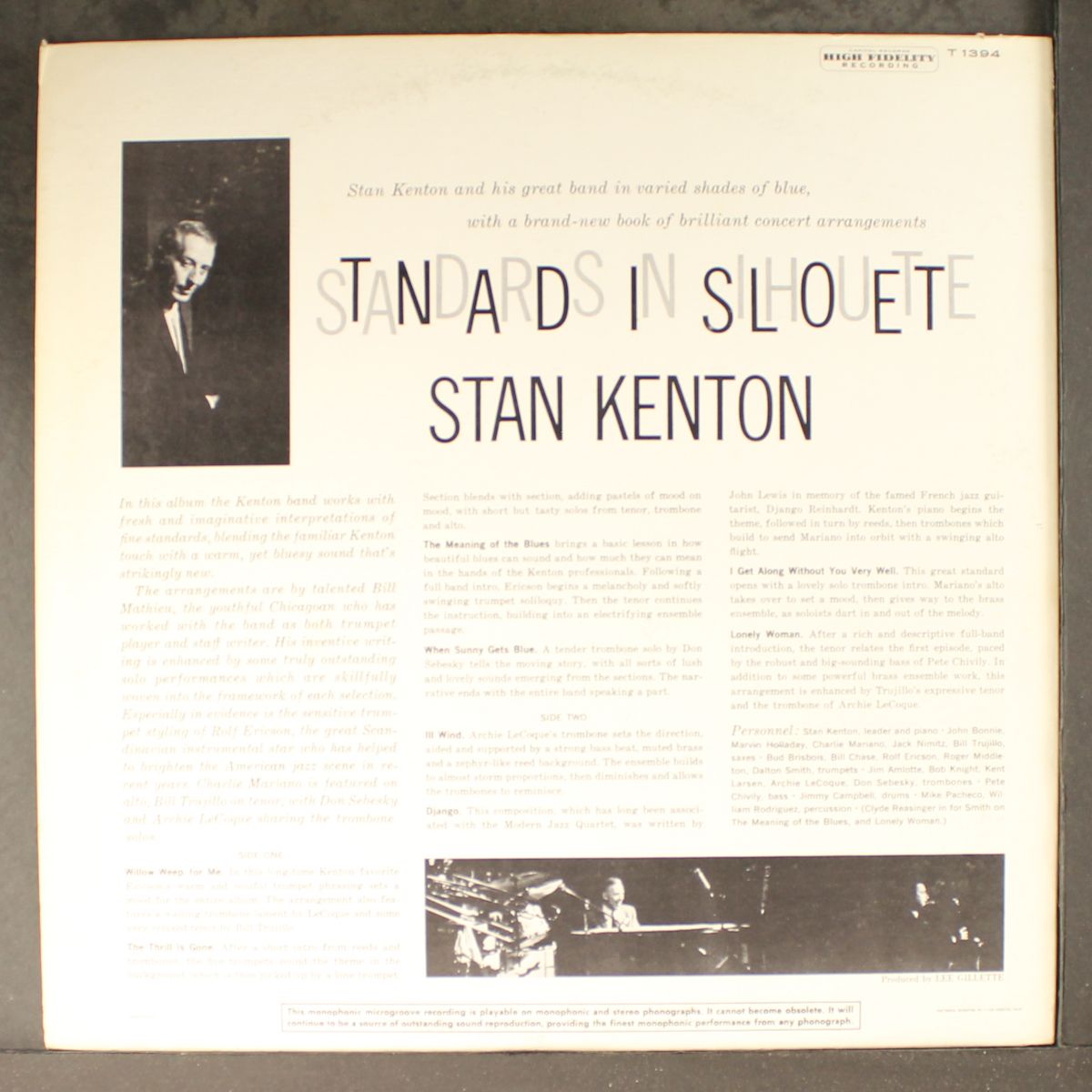 standards in silhouette by STAN KENTON