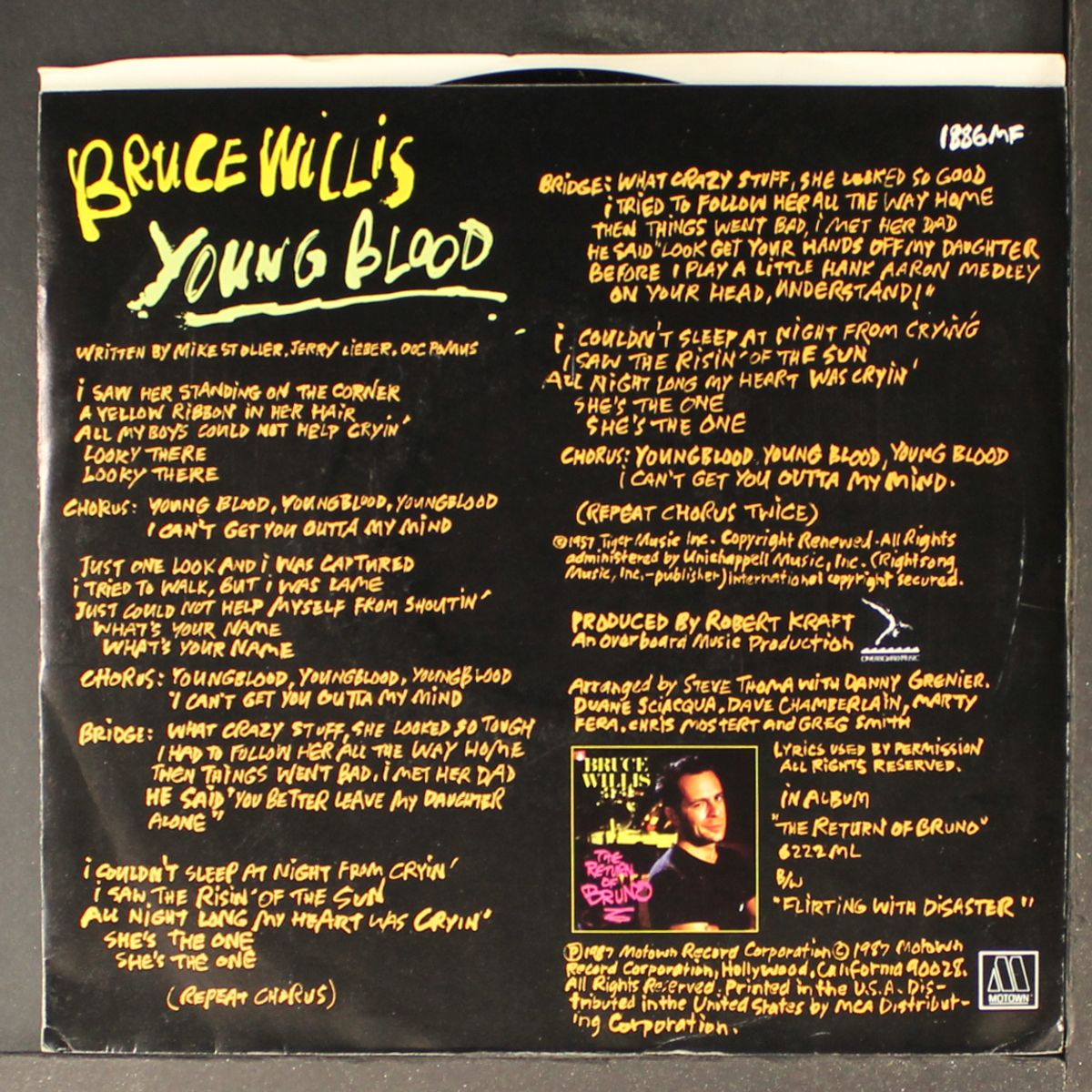 young blood / flirting with disaster by BRUCE WILLIS