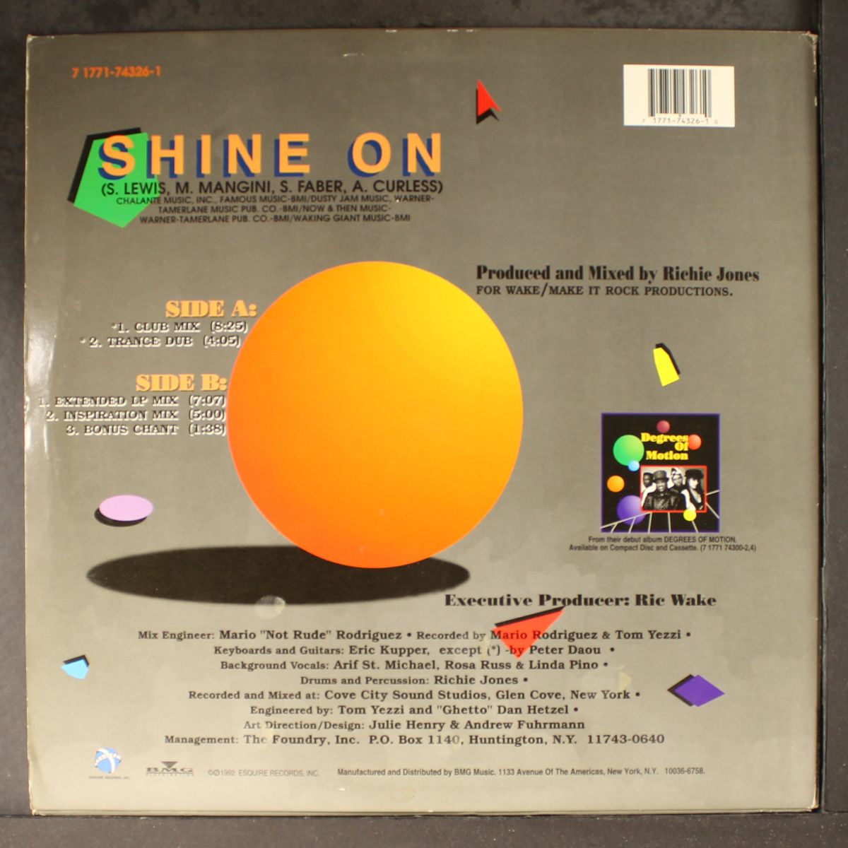 shine on (5 mixes) by DEGREES OF MOTION