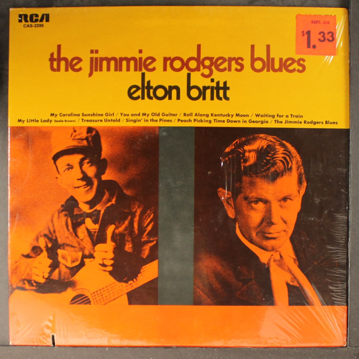 the jimmie rodgers blues by ELTON BRITT