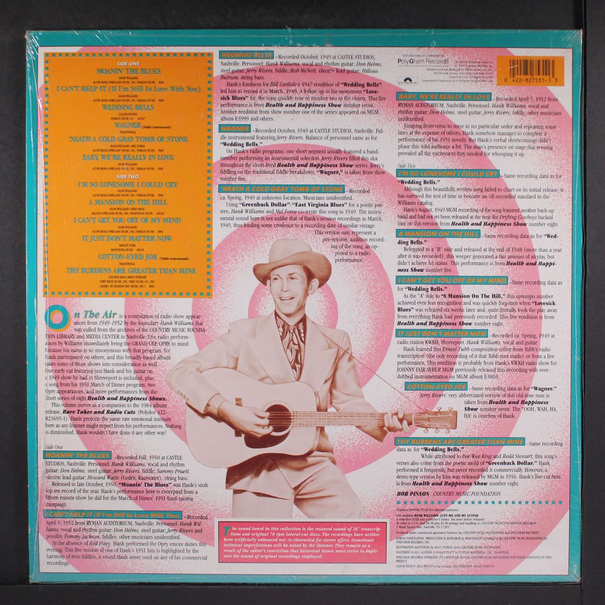 on the air by HANK WILLIAMS