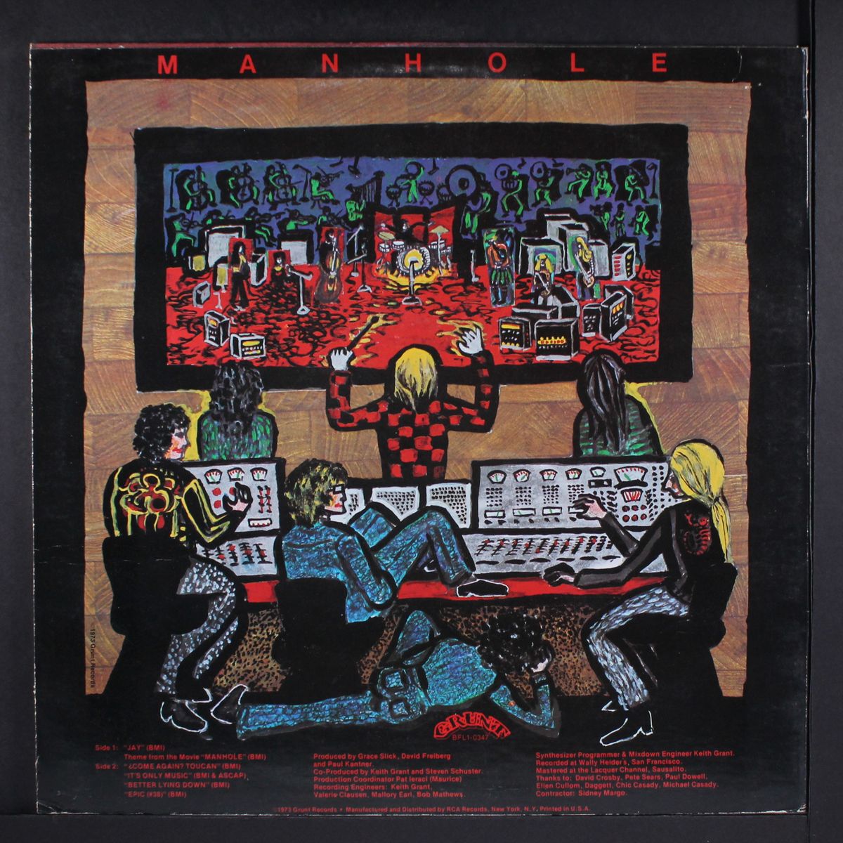 manhole by GRACE SLICK