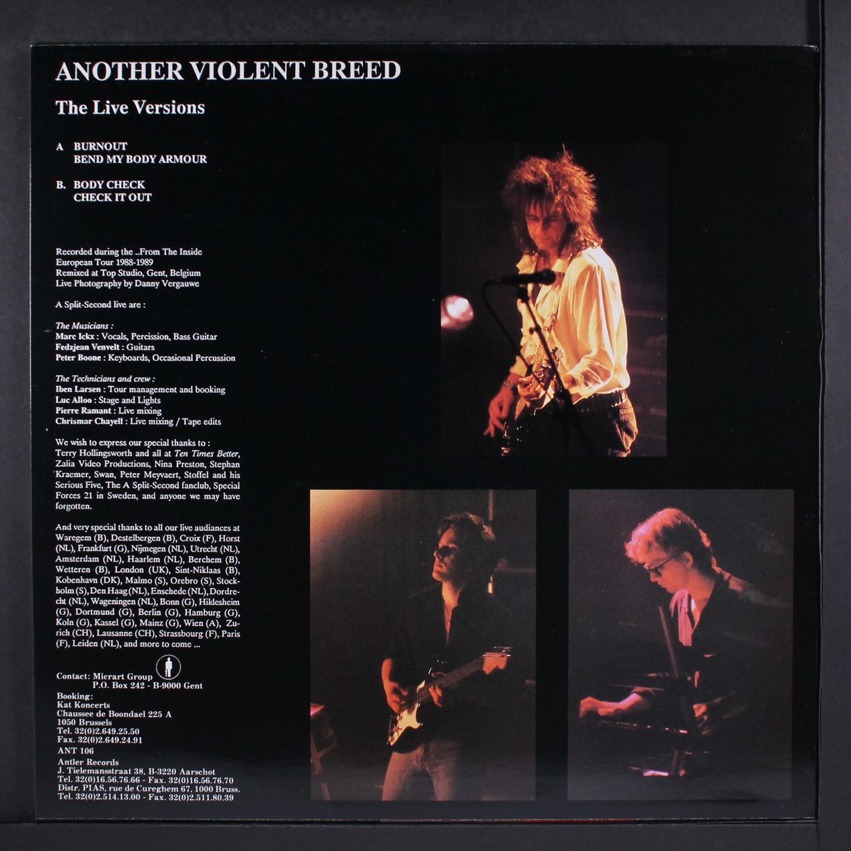 another violent breed (the live versions) by A SPLIT-SECOND