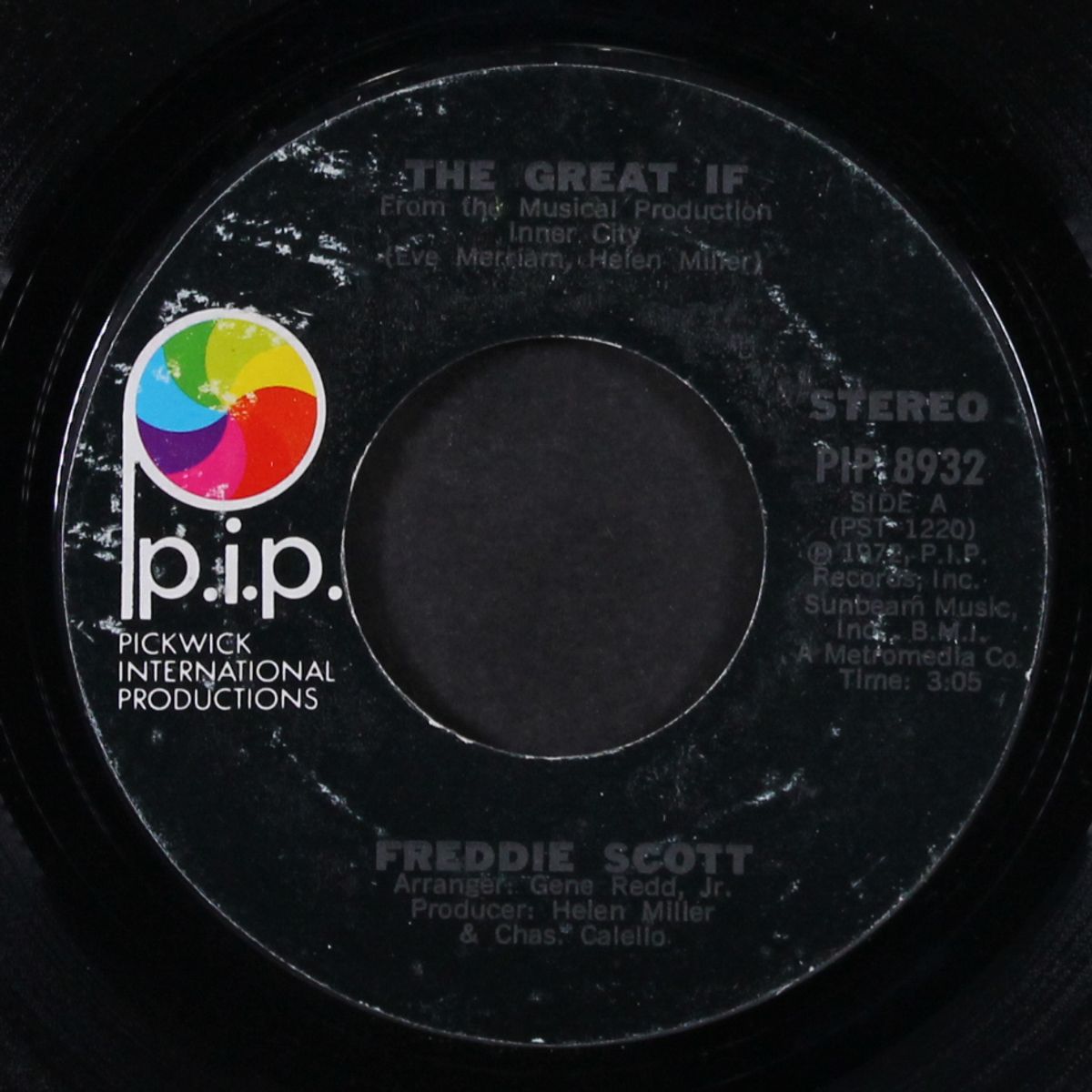 the great if / deep in the night by FREDDIE SCOTT