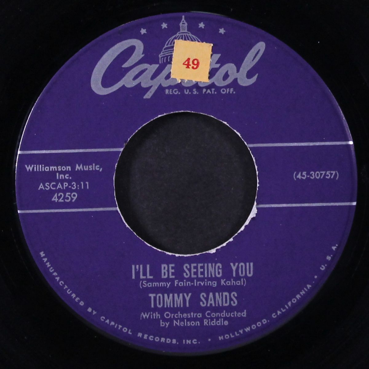 that's the way i am / i'll be seeing you by TOMMY SANDS