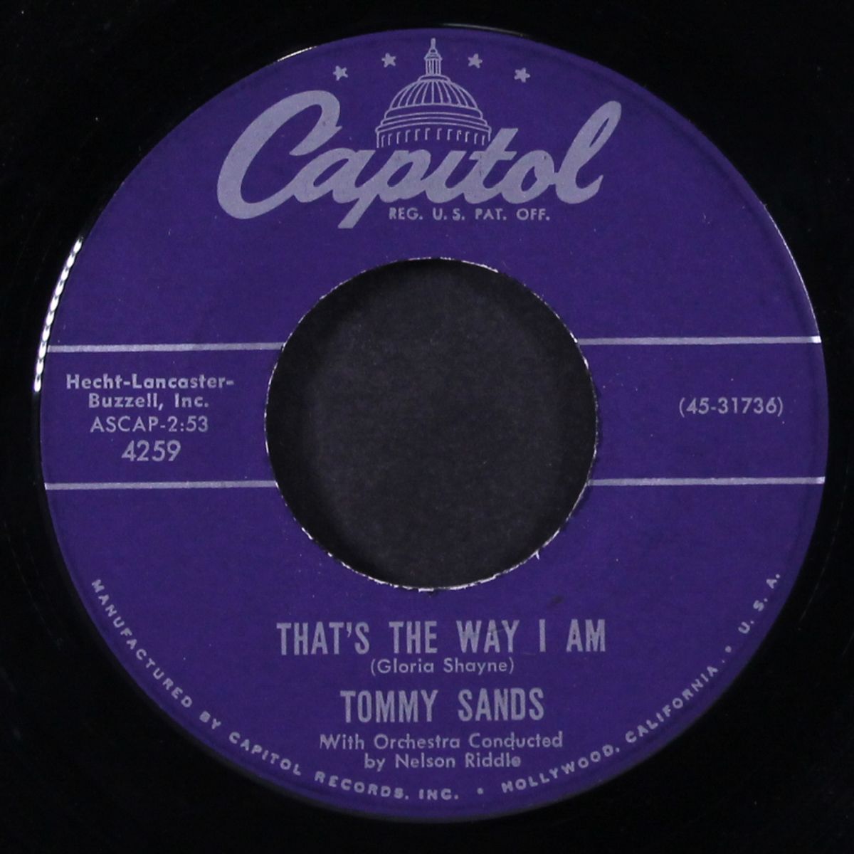 that's the way i am / i'll be seeing you by TOMMY SANDS