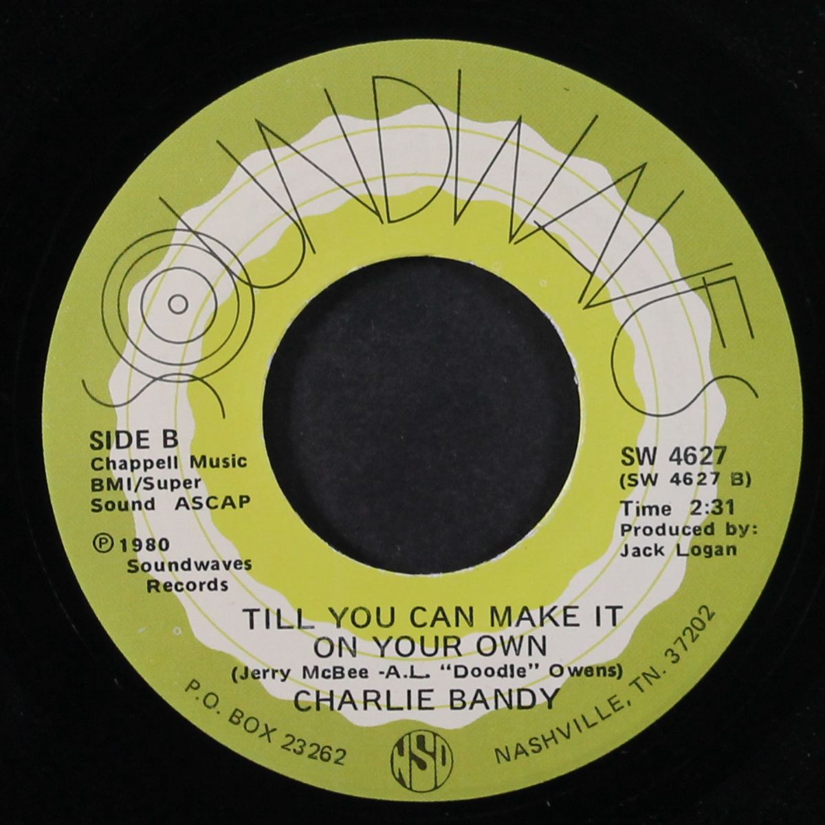 pyramid of cans / till you can make it on your own by CHARLIE BANDY