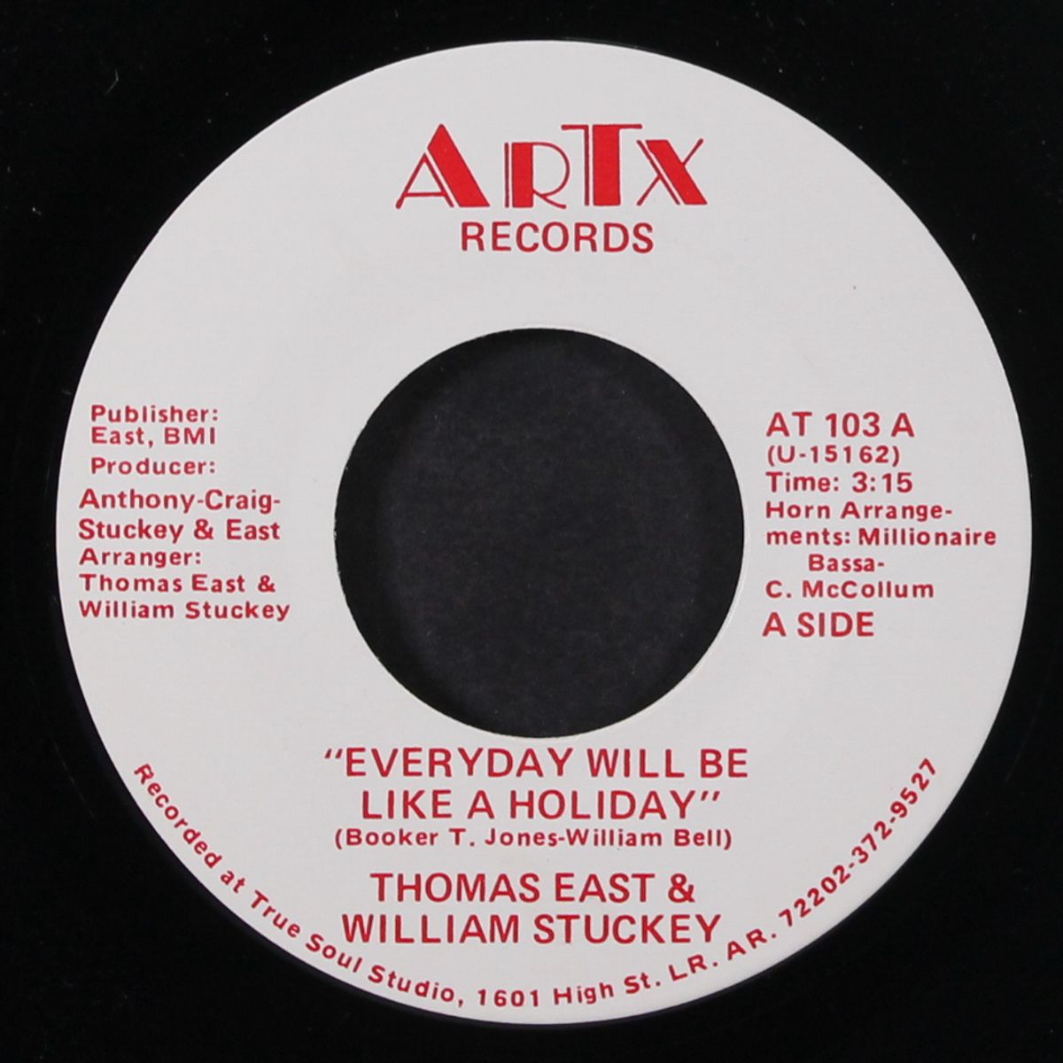 everyday will be like a holiday by THOMAS EAST & WILLIAM STUCKEY