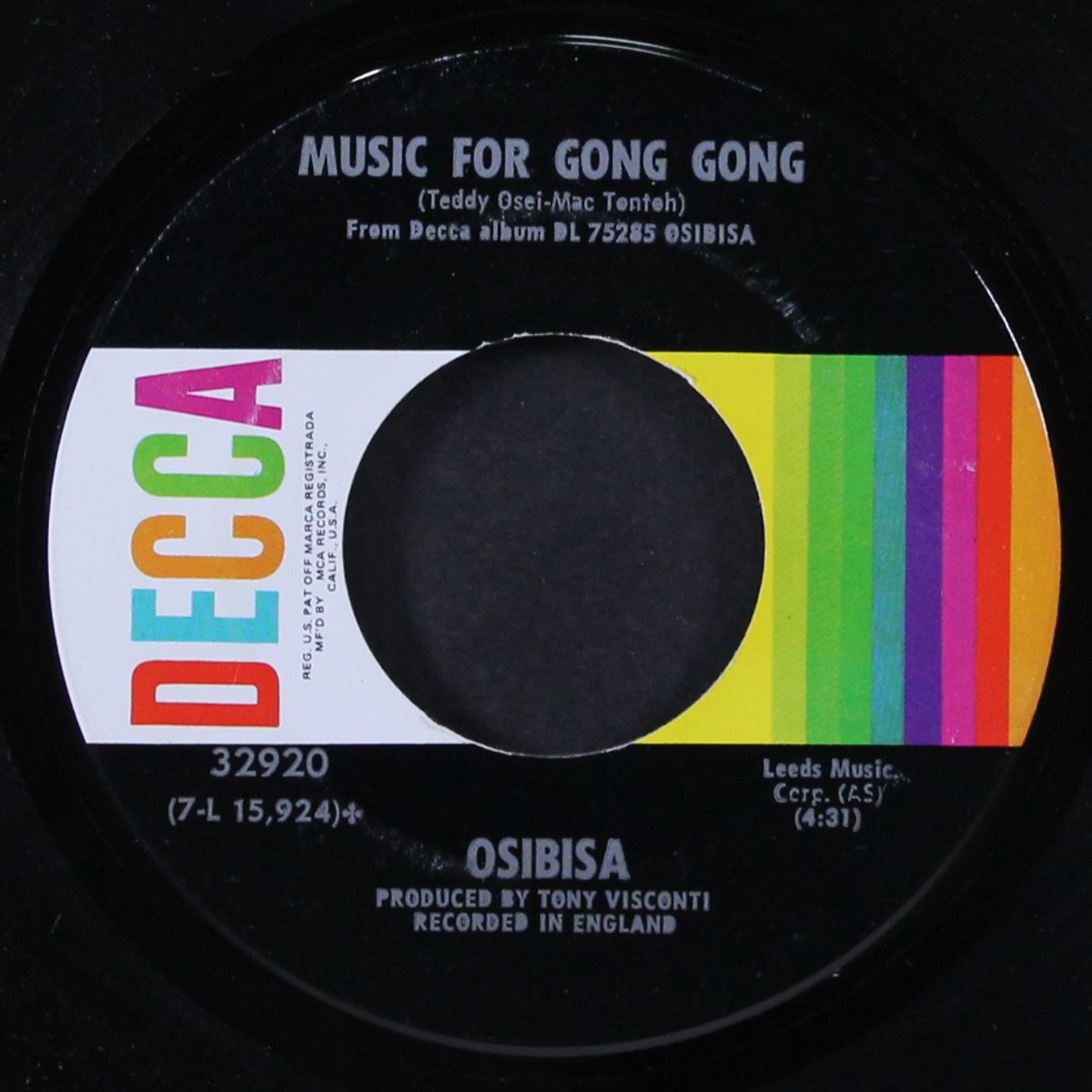 music for gong gong / woyaya by OSIBISA