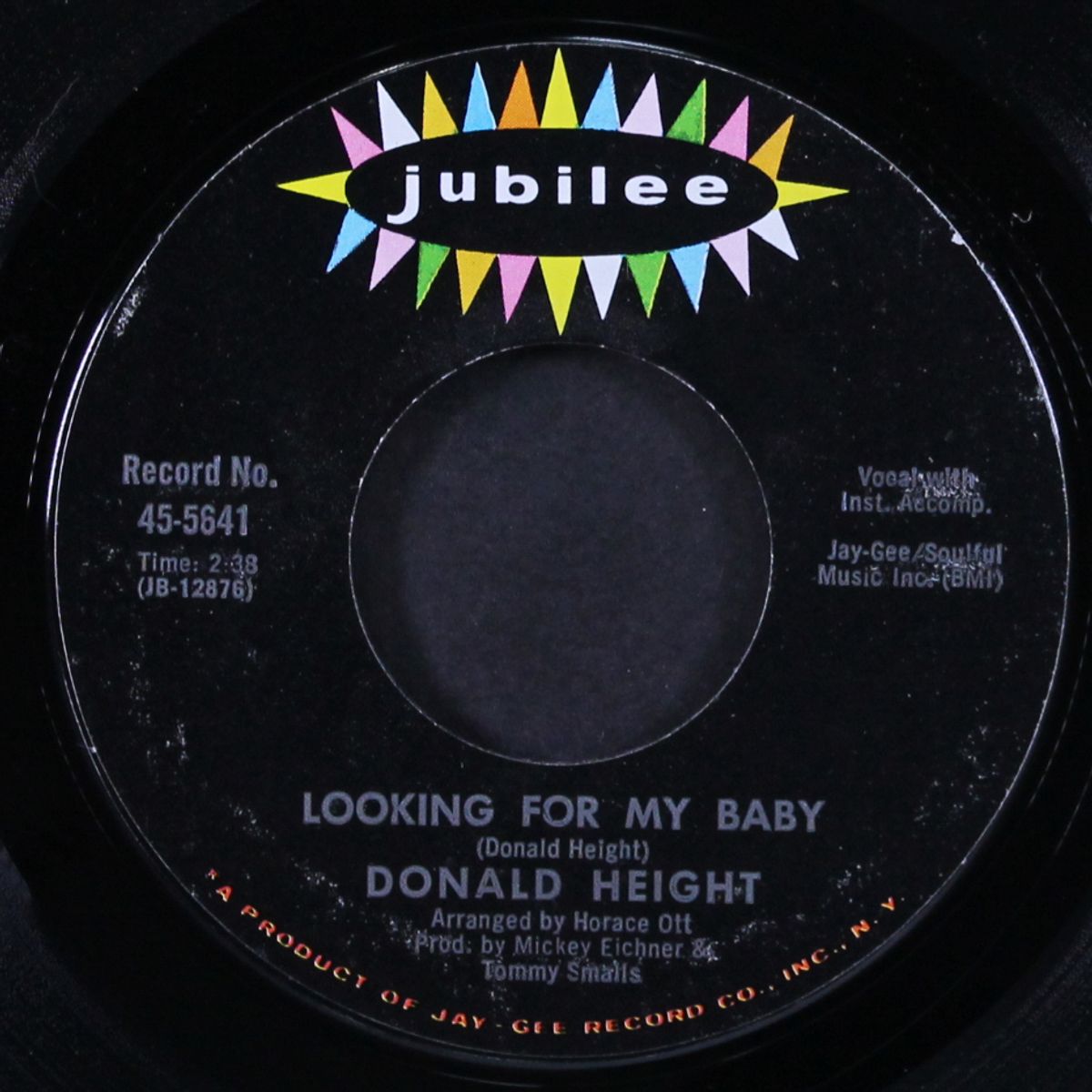 you better sit down kids / looking for my baby by DONALD HEIGHT