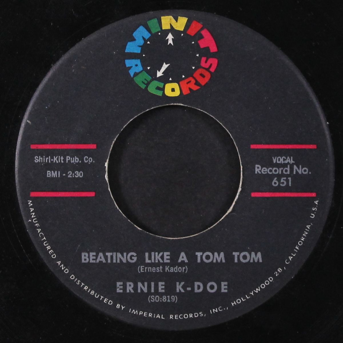 beating like a tom tom / i got to find somebody by ERNIE K-DOE
