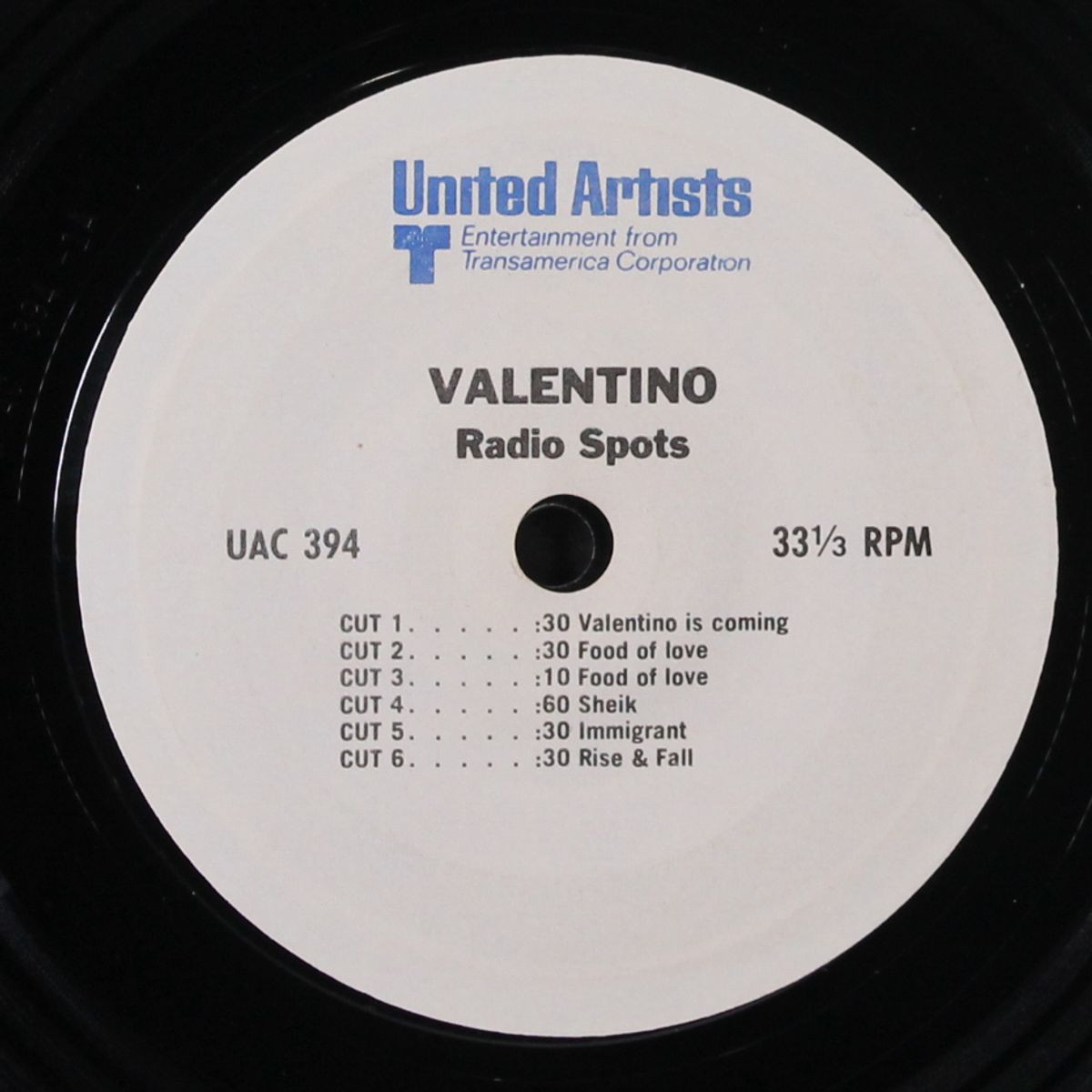 valentino radio spots by NO ARTIST