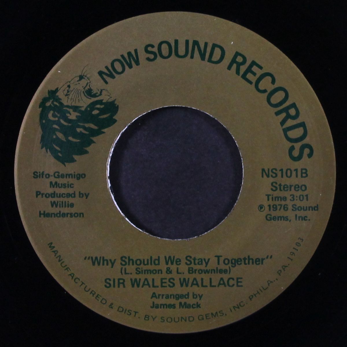 why should we stay together / people sure act funny by SIR WALES WALLACE