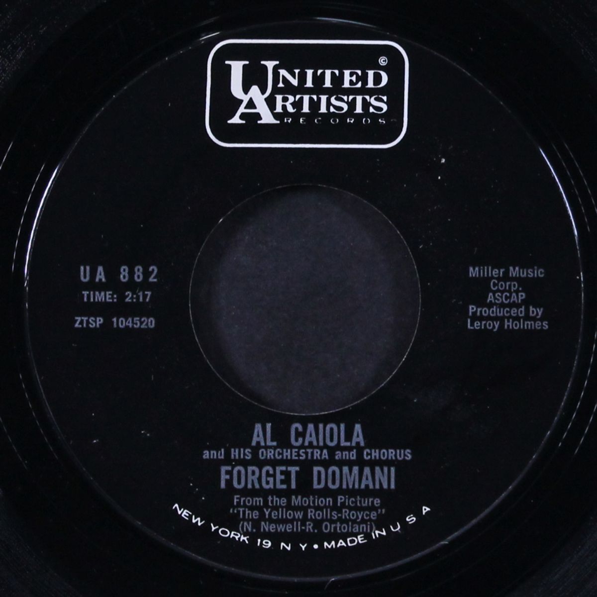 the glory guys / forget domani by AL CAIOLA