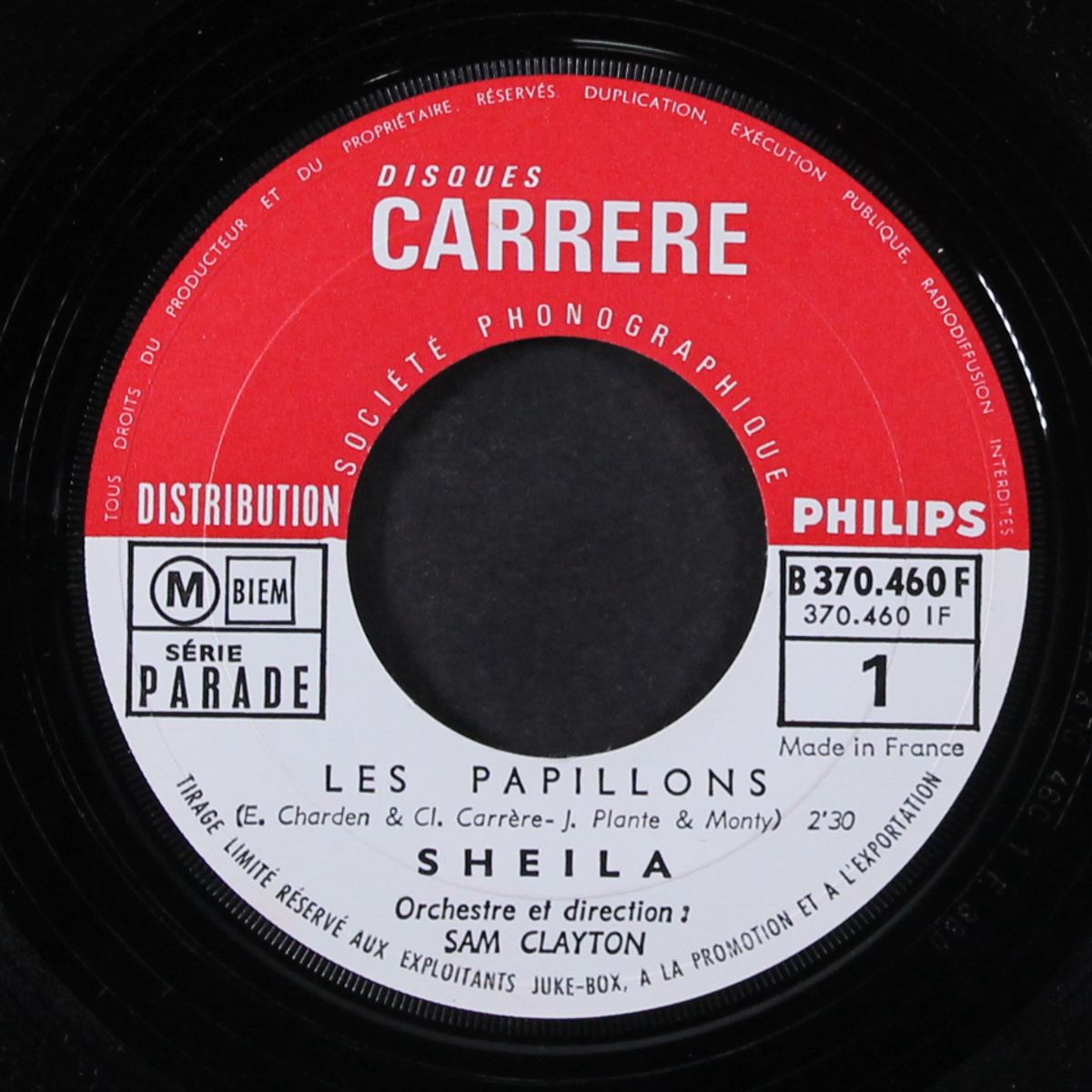 les papillons by SHEILA