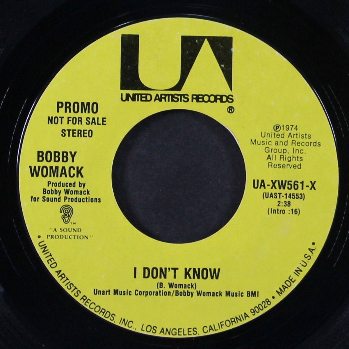i don't know / mono by BOBBY WOMACK