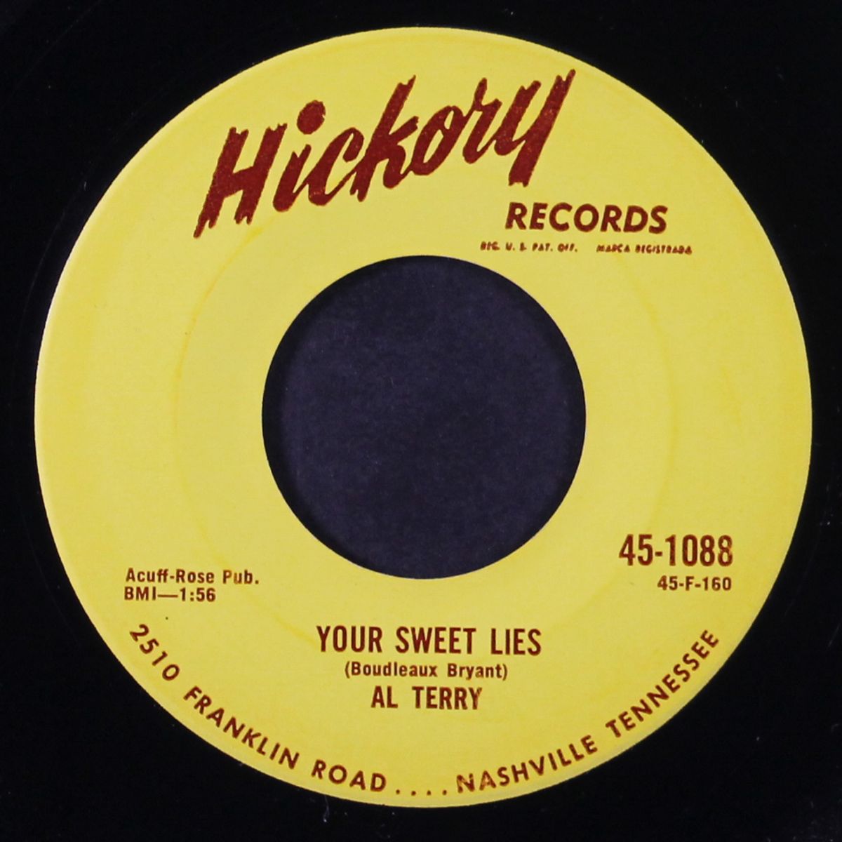 my baby knows / your sweet lies by AL TERRY