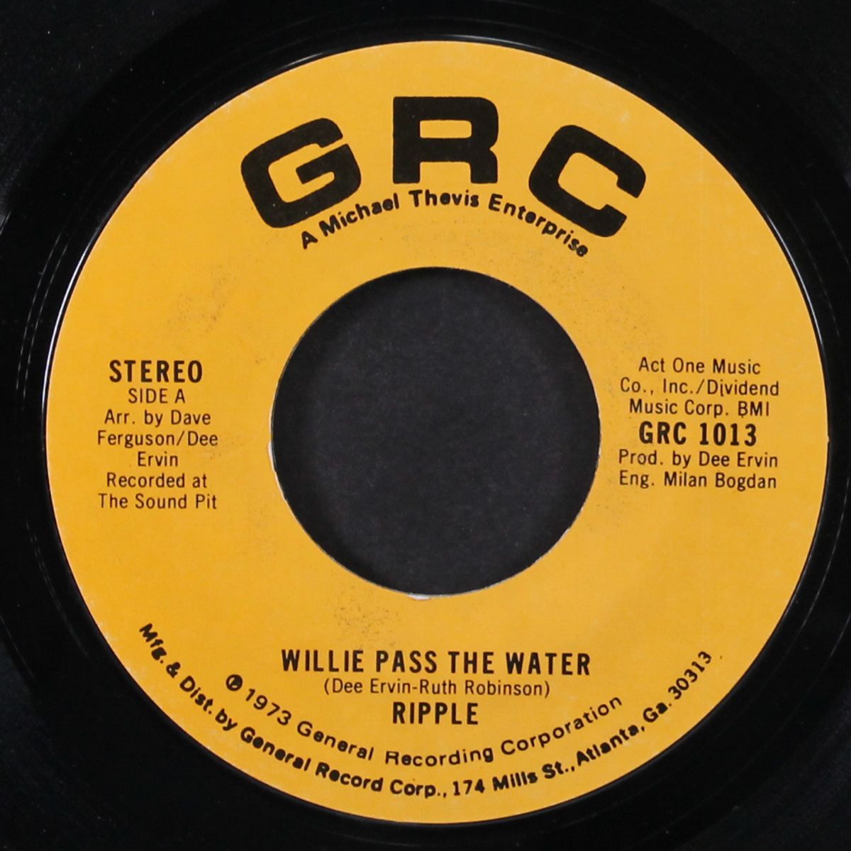 git owf / willie pass the water by RIPPLE