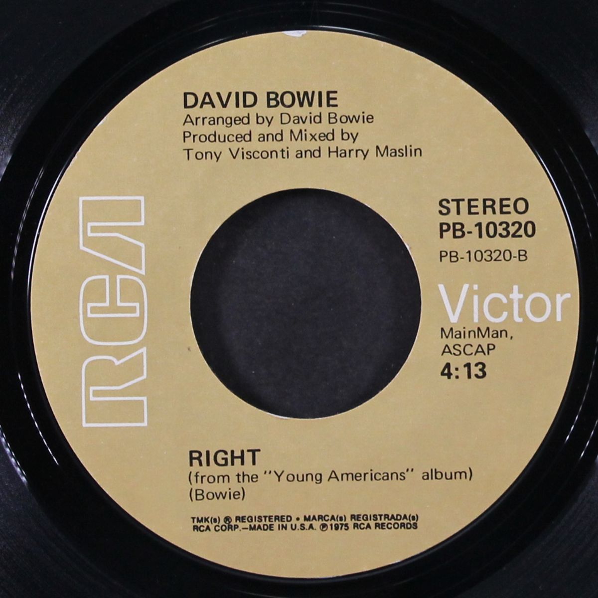 fame / right by DAVID BOWIE