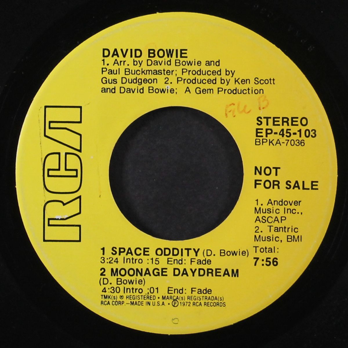 space oddity +3 by DAVID BOWIE