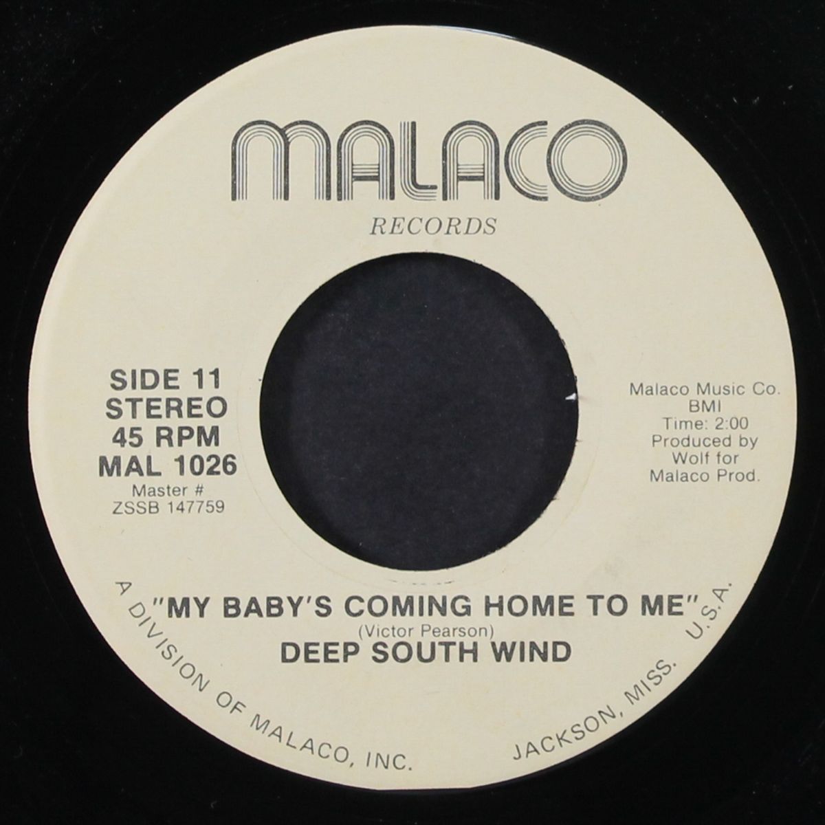 you sweet, sweet thing / my baby's coming home to me by DEEP SOUTH WIND