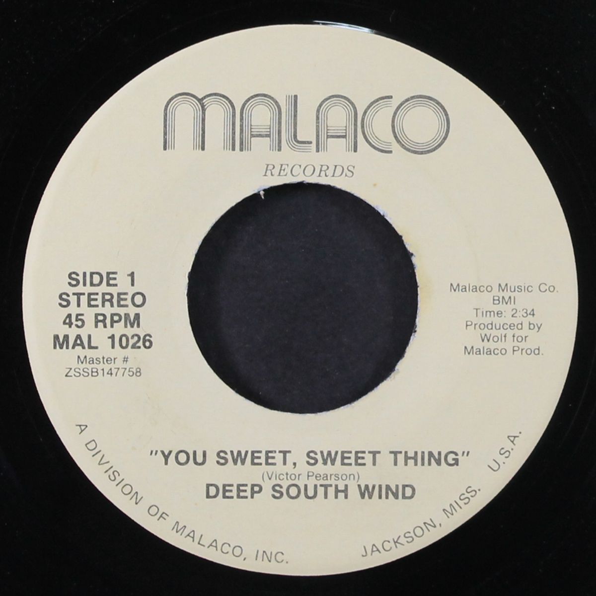 you sweet, sweet thing / my baby's coming home to me by DEEP SOUTH WIND