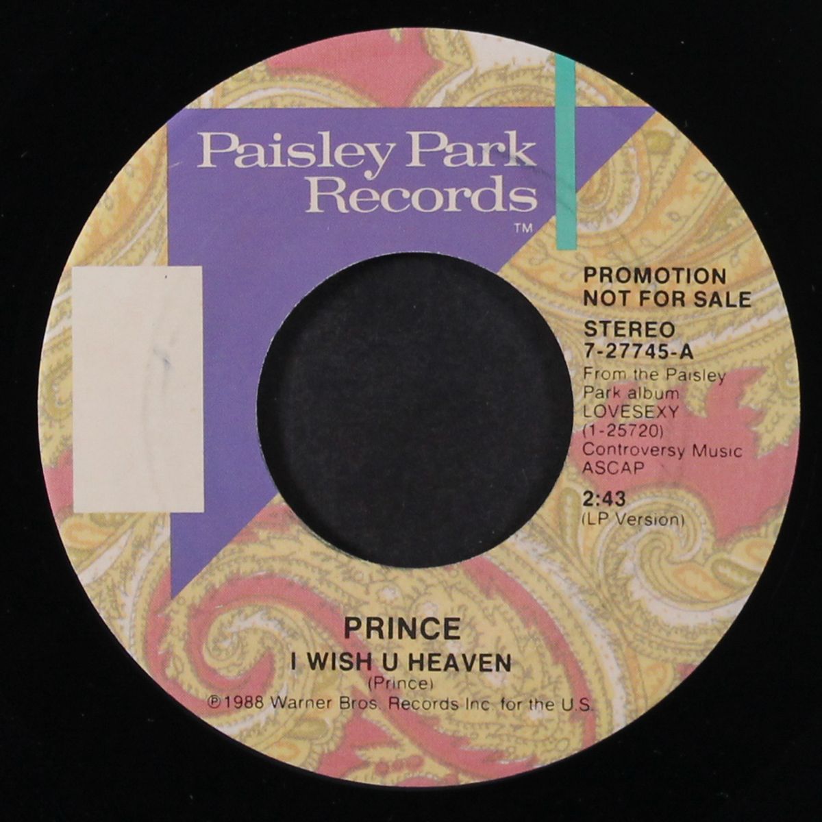 i wish u heaven / same by PRINCE