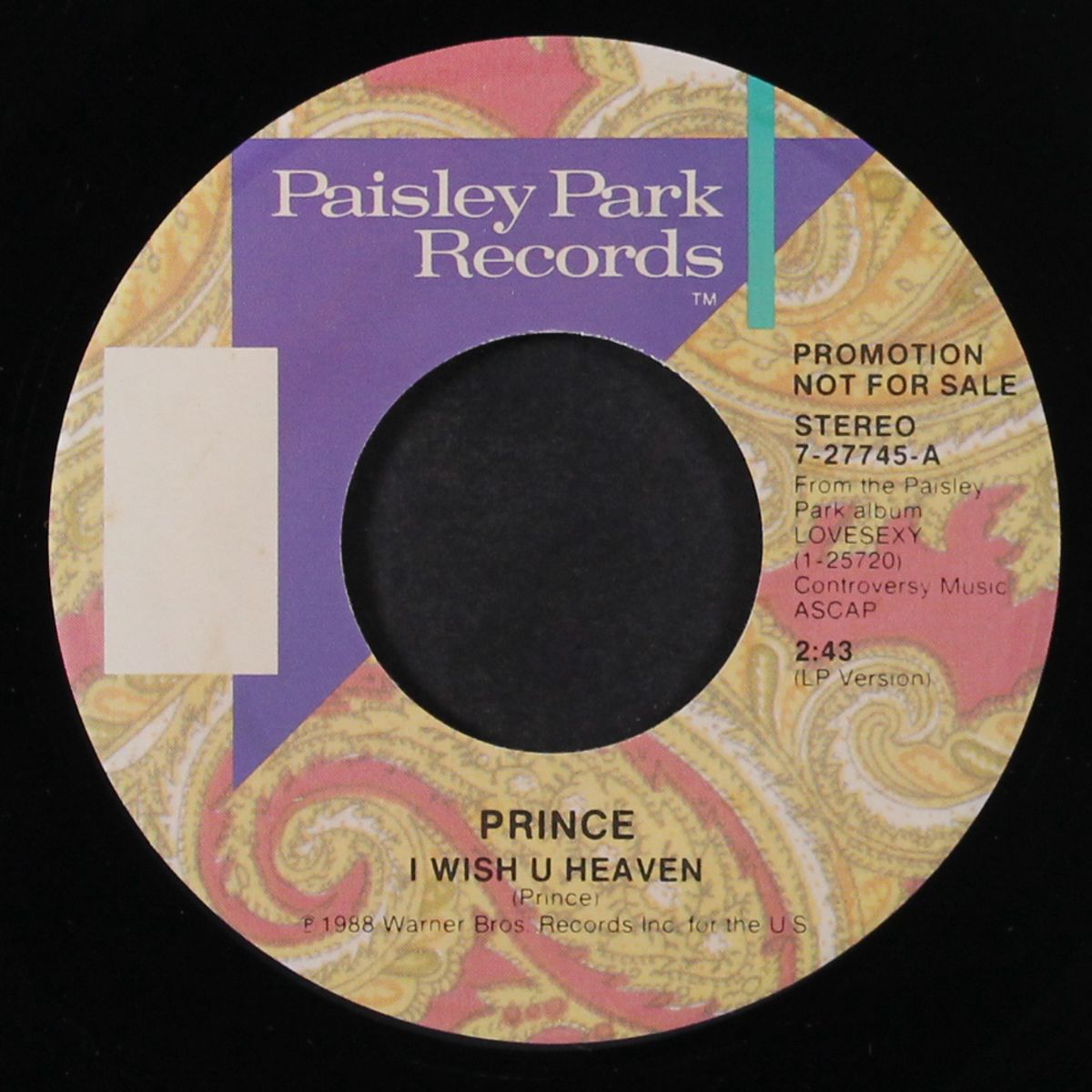 i wish u heaven / same by PRINCE