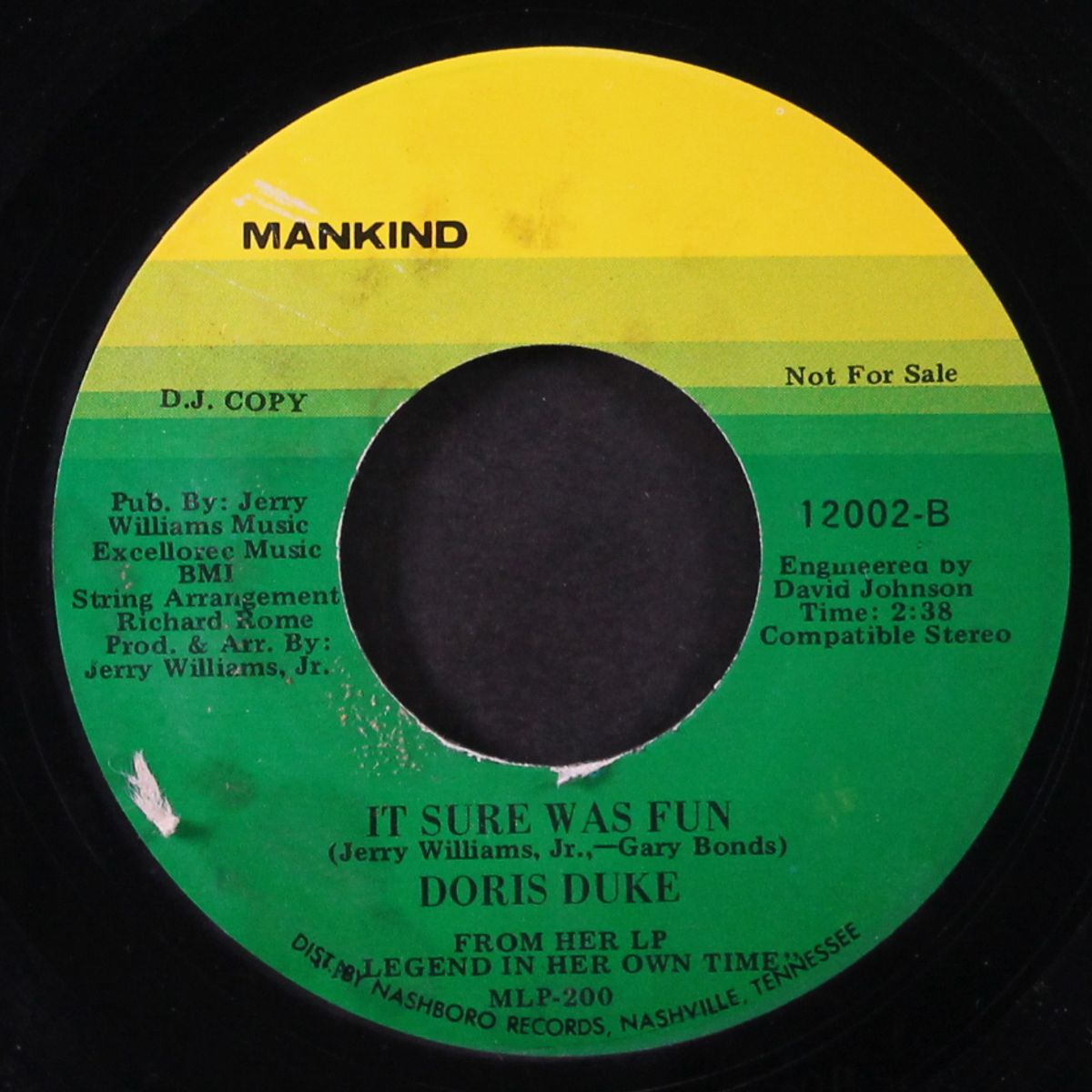if she's your wife (who am i) / it sure was fun by DORIS DUKE