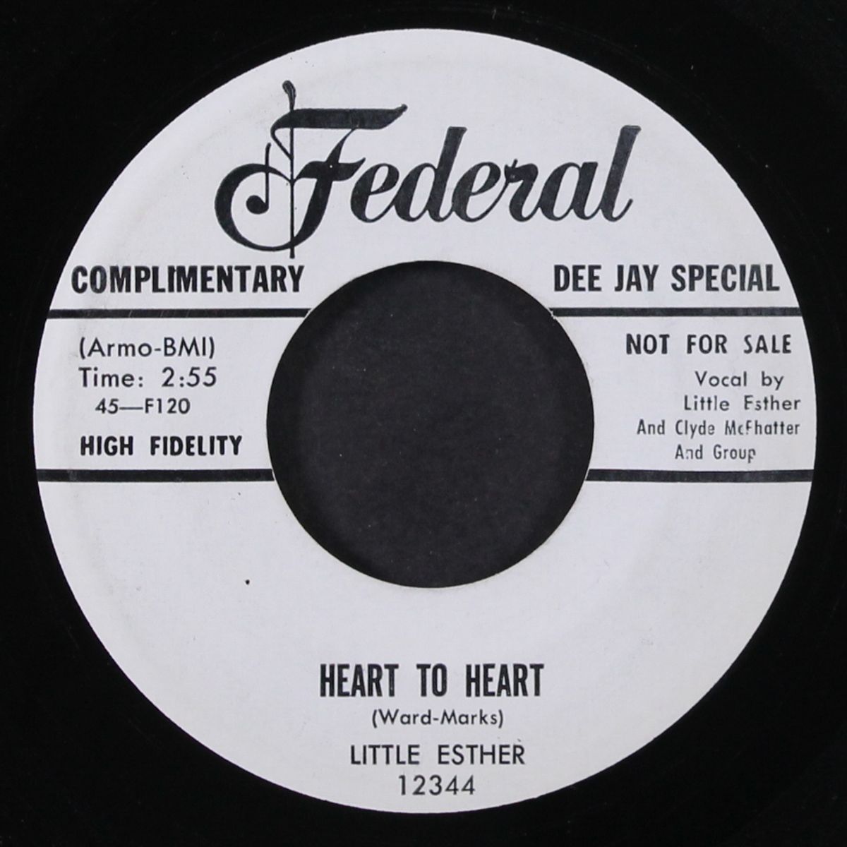 heart to heart / i paid my dues by LITTLE ESTHER