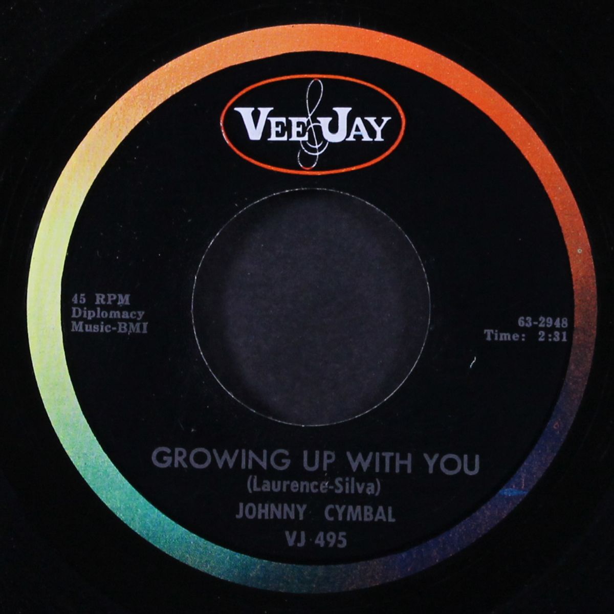 bachelor man / growing up with you by JOHNNY CYMBAL