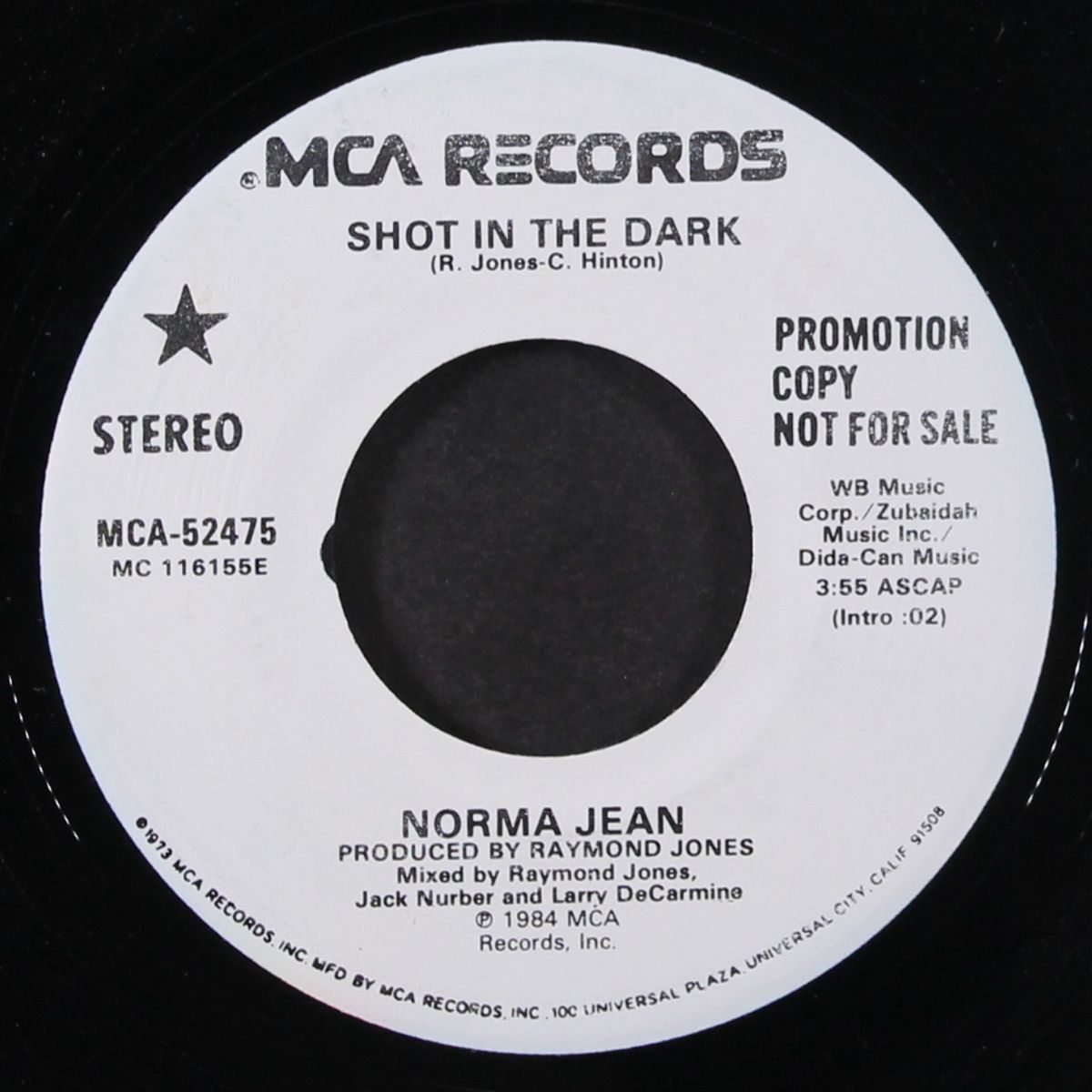 shot in the dark / same by NORMA JEAN