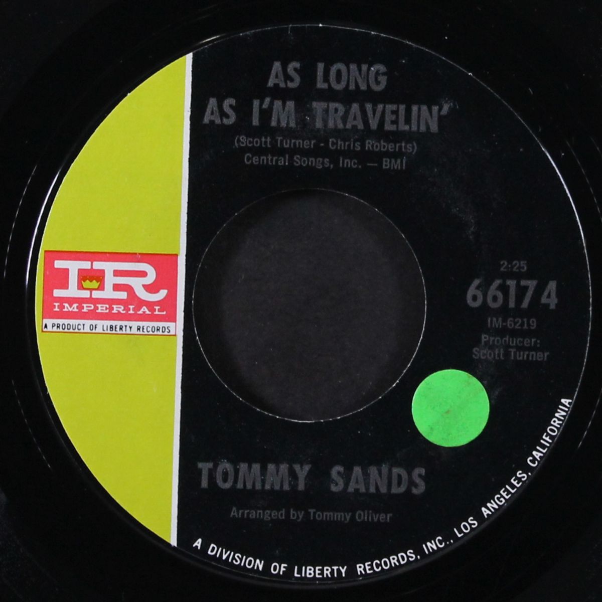 it's the only one i got / s long as i'm travelin' by TOMMY SANDS