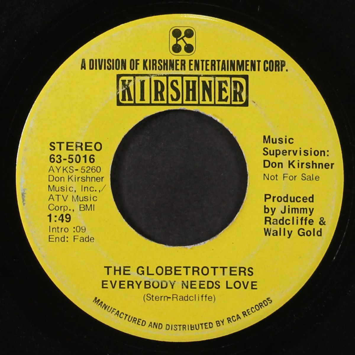 everybody needs love / esp by GLOBETROTTERS