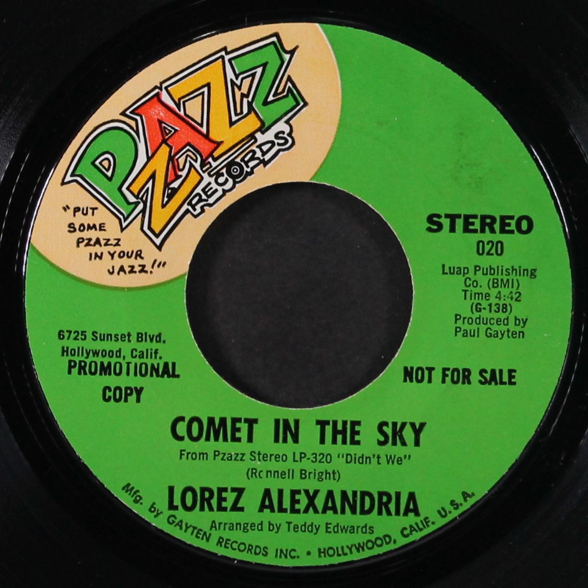 play me the blues / comet in the sky by LOREZ ALEXANDRIA