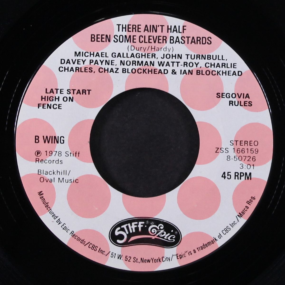 hit me with your rhythm stick by IAN & BLOCKHEADS