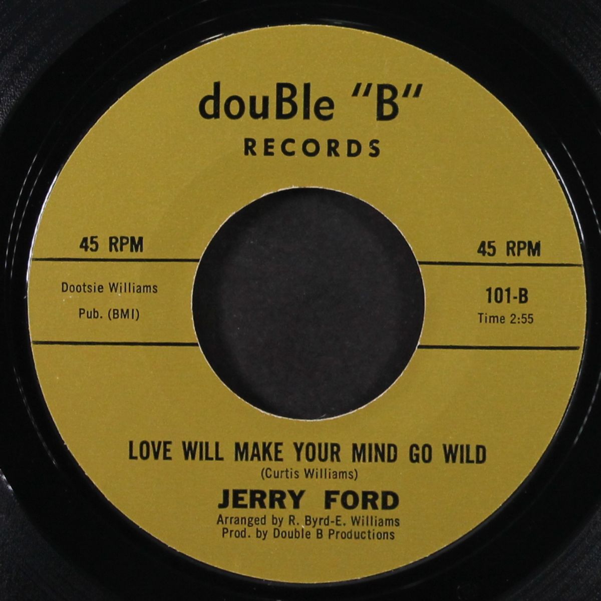 your love / love will make your mind go wild by JERRY FORD