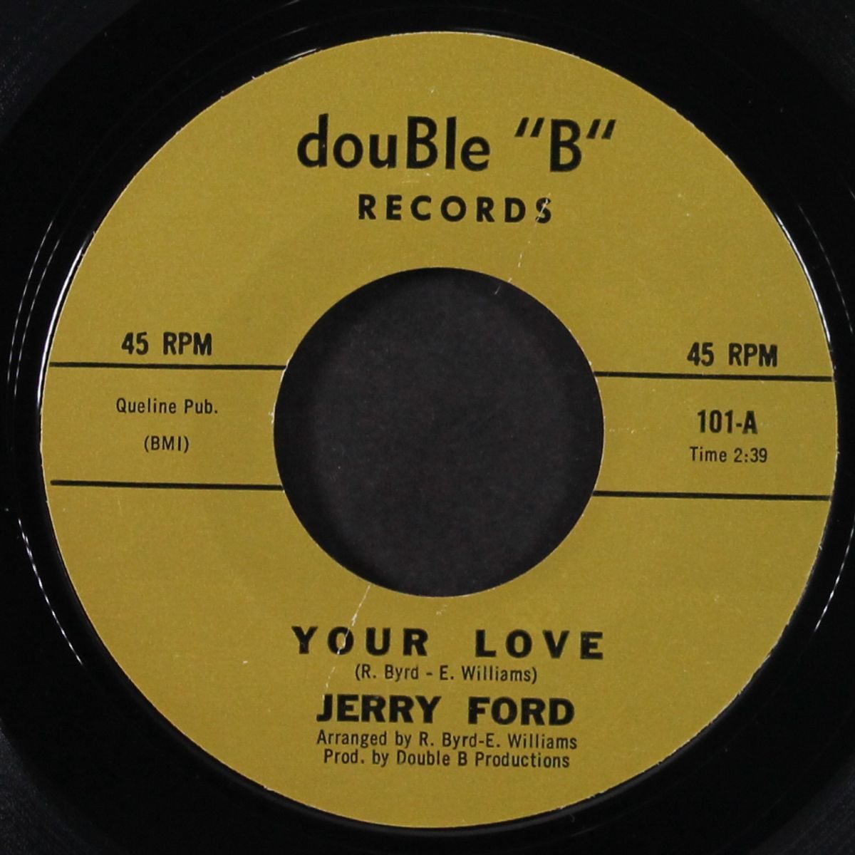 your love / love will make your mind go wild by JERRY FORD