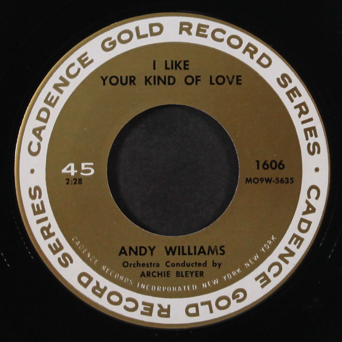 butterfly / i like your kind of love by ANDY WILLIAMS
