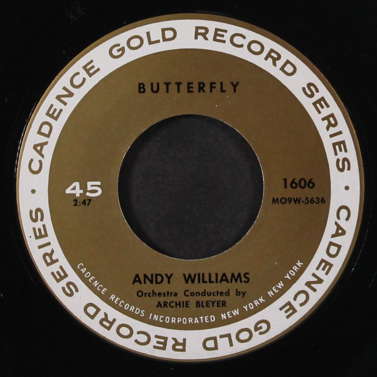 butterfly / i like your kind of love by ANDY WILLIAMS