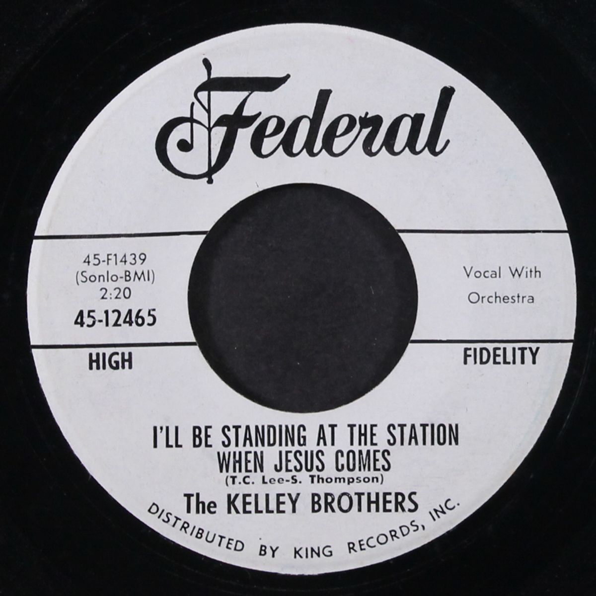 i still remember / i'll be standing at the station when jesus comes by KELLEY BROTHERS