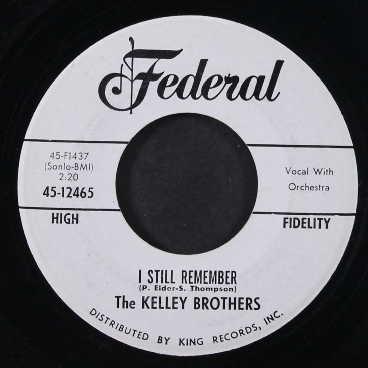 i still remember / i'll be standing at the station when jesus comes by KELLEY BROTHERS